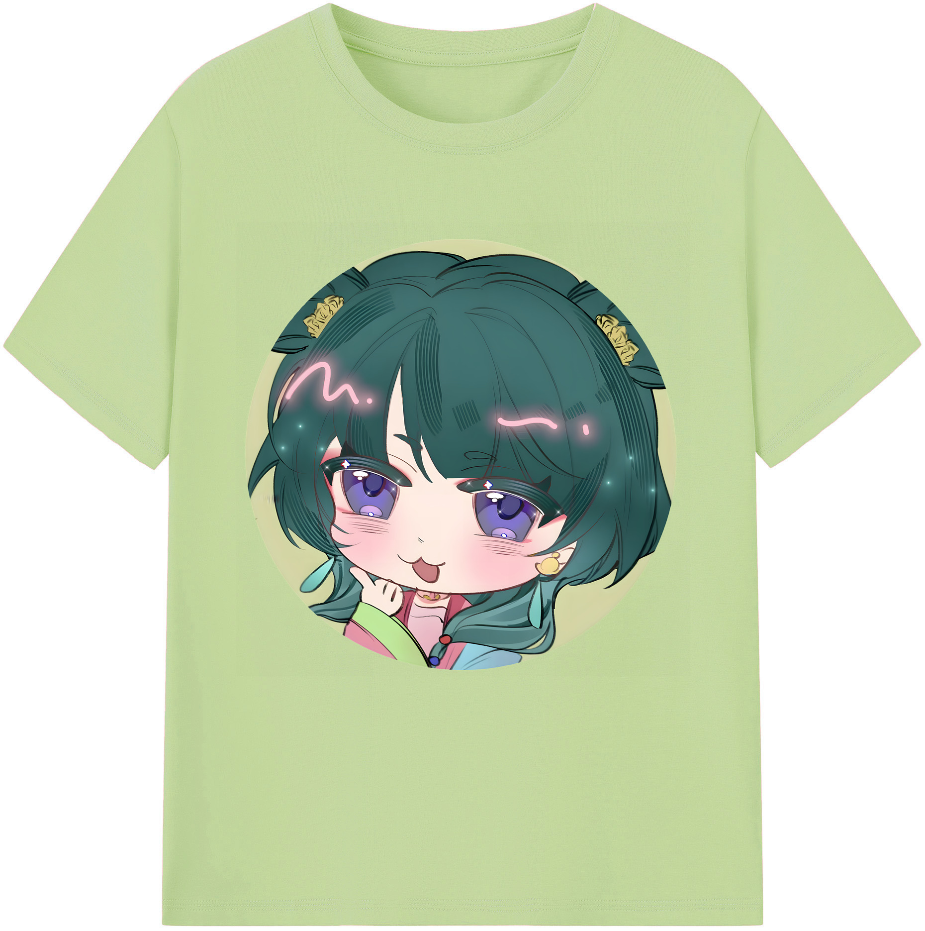 （画像用） 薬屋のひとりごと The Apothecary Diaries 綿100％半袖Tシャツ（フロントプリント）